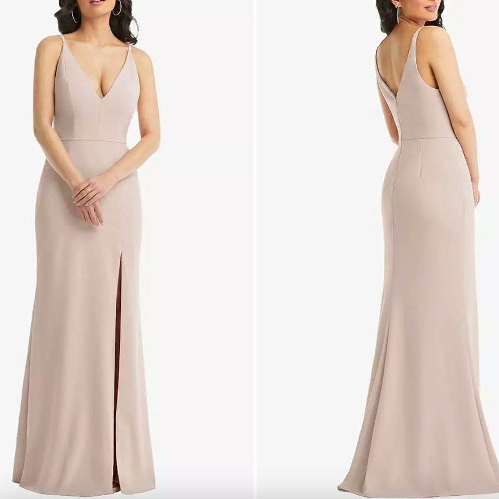 Dessy Collection Vivian Diamond Dusty Rose Dress